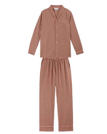 Pyjama femme vichy rose