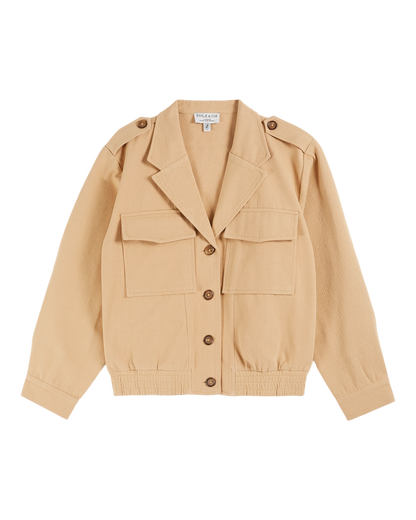 Blouson canvas beige