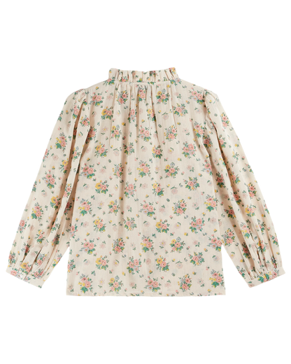 Blouse khadi printemps rose