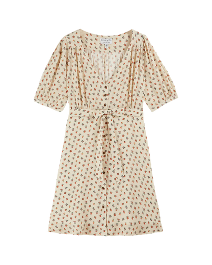 Robe chemisier écru freesia