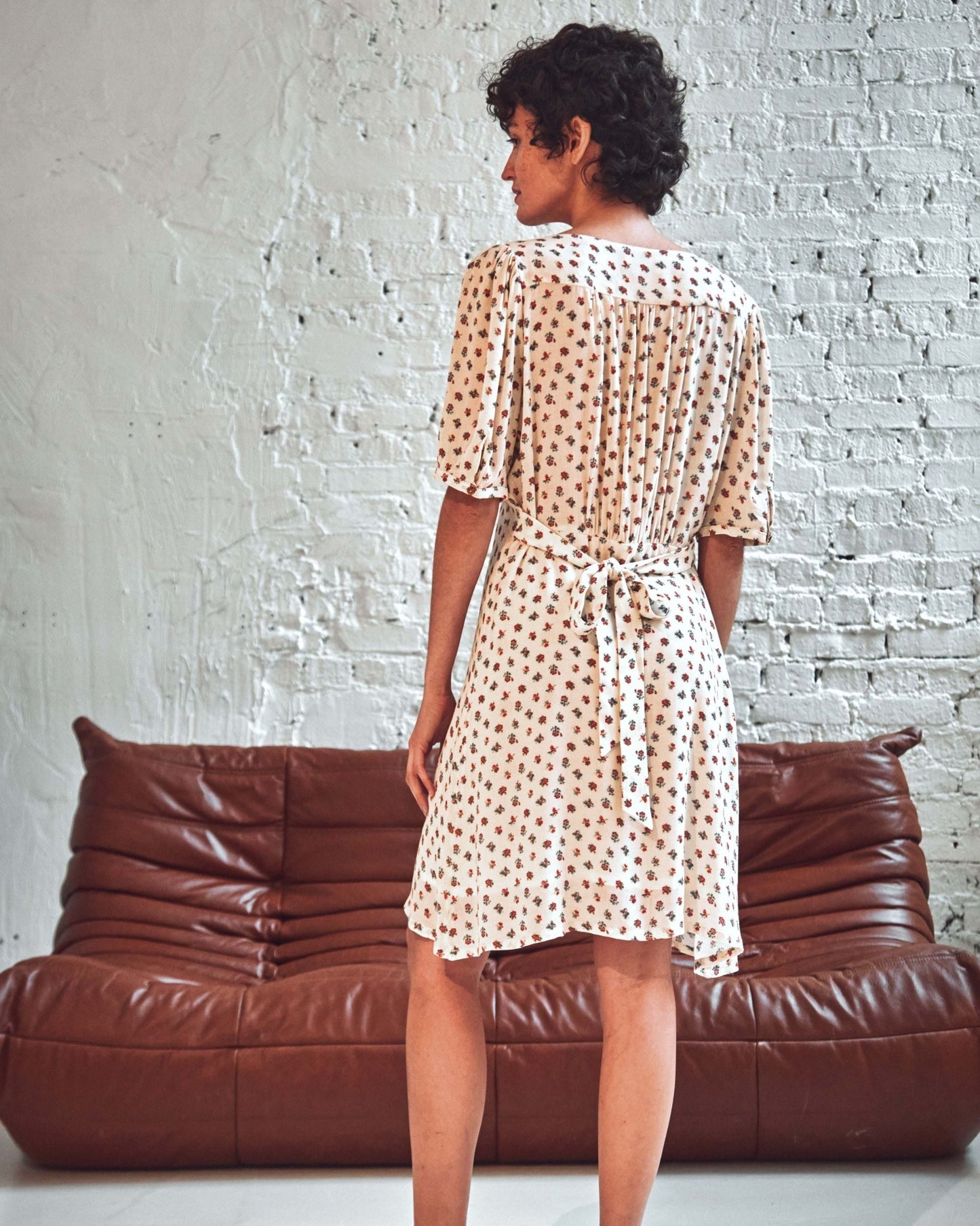 Robe chemisier écru freesia