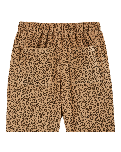 Jogger femme éponge léopard