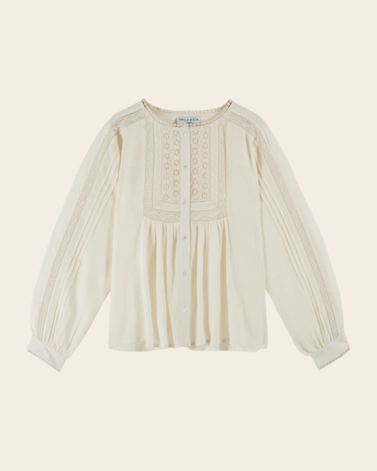 Blouse - Dentelle écru