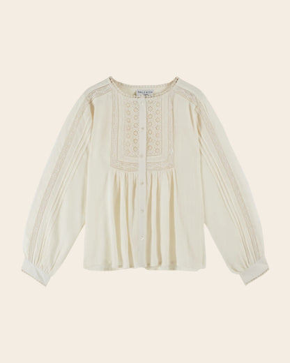 Blouse - Dentelle écru