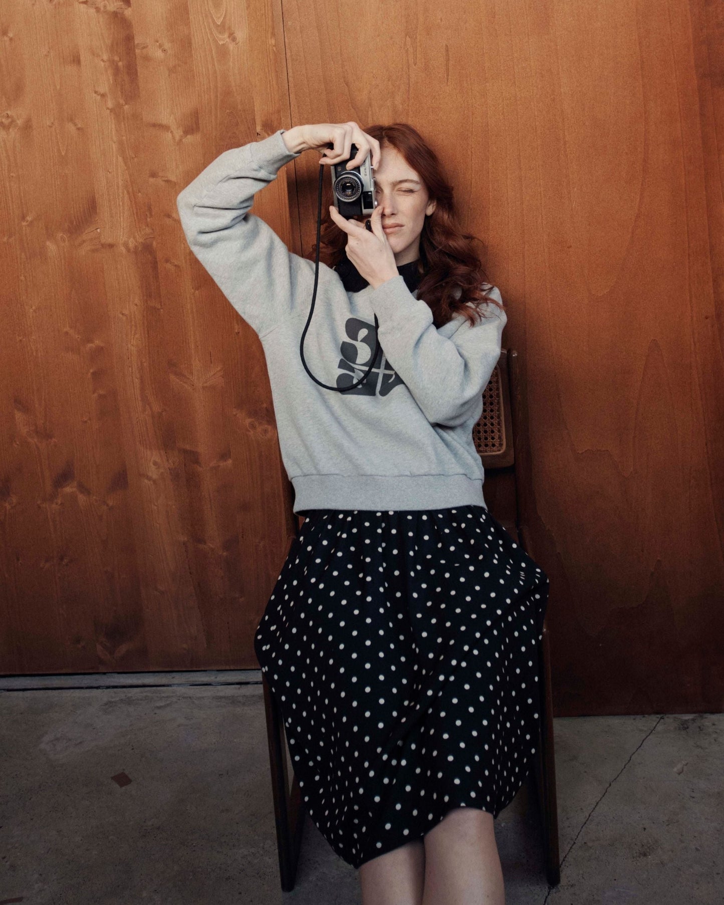 Sweat - Logo coton bio gris