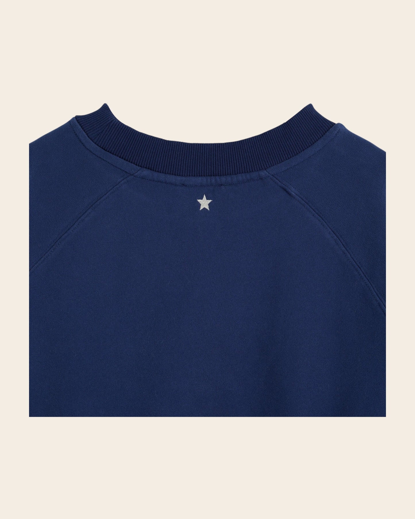 Sweat - Logo coton bio bleu foncé