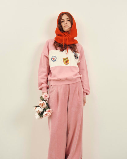 Pantalon - Velours rose