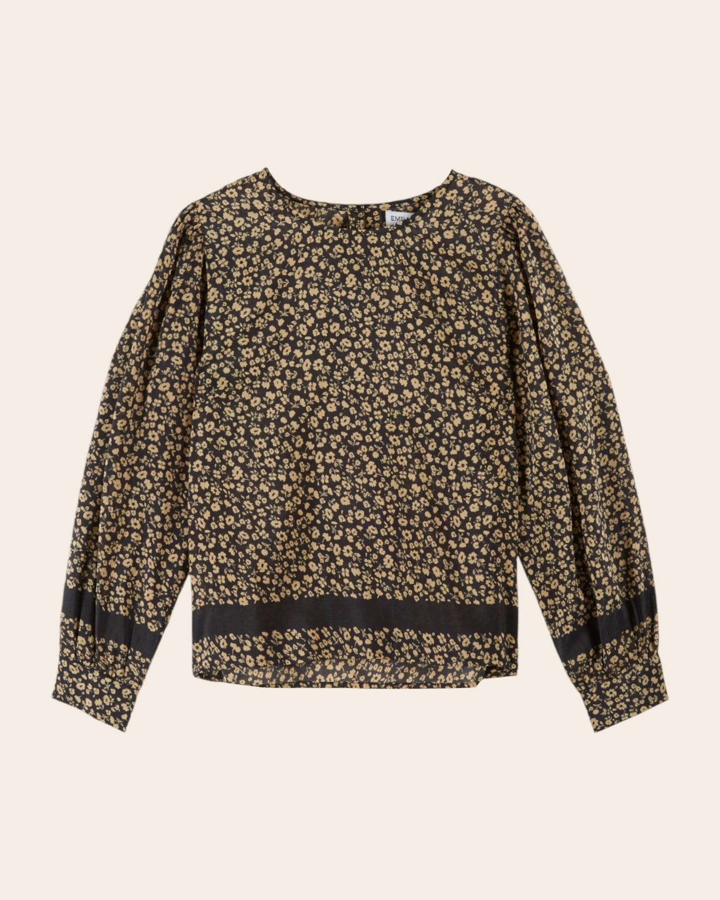 Blouse - Coton et soie anémone