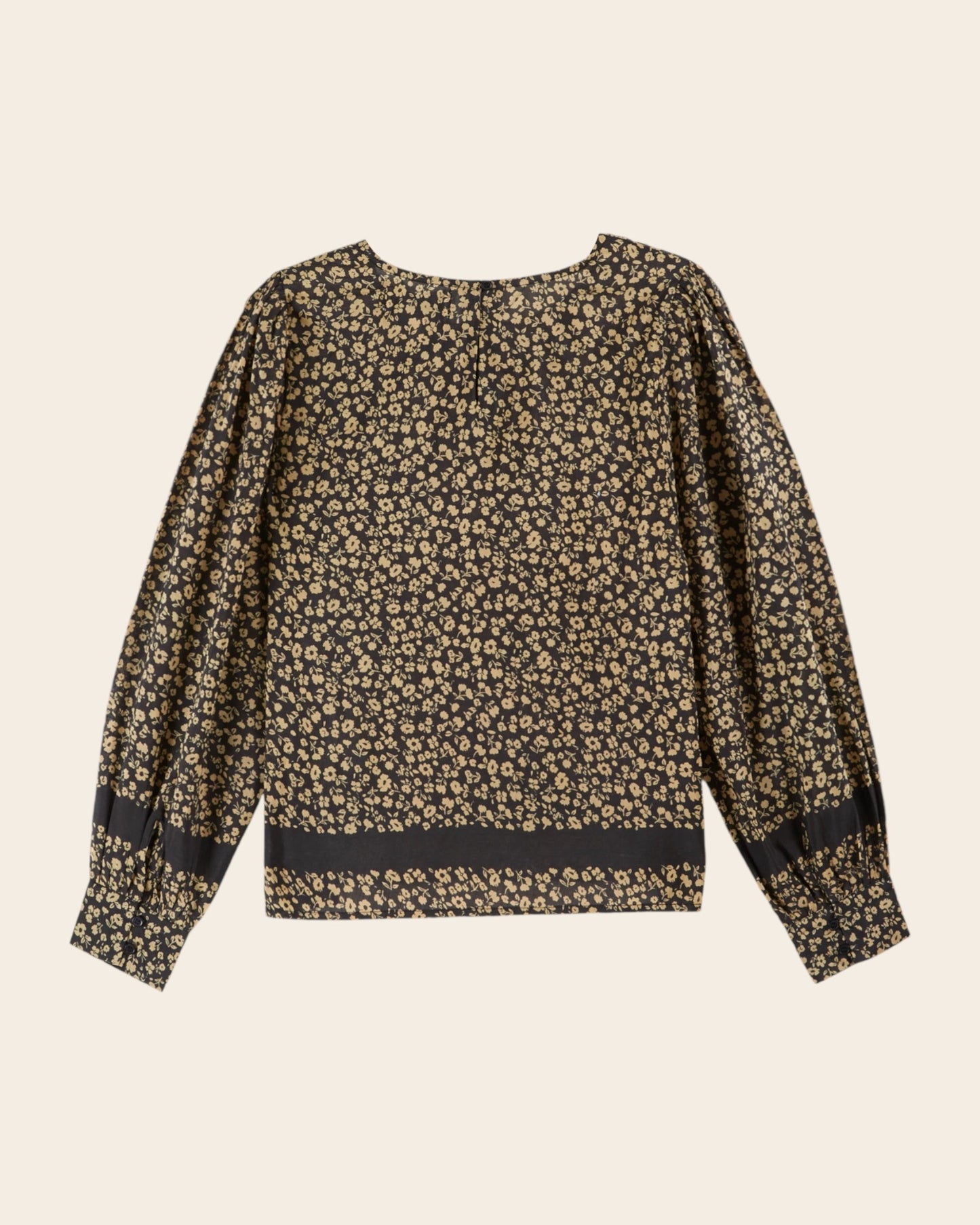 Blouse - Coton et soie anémone