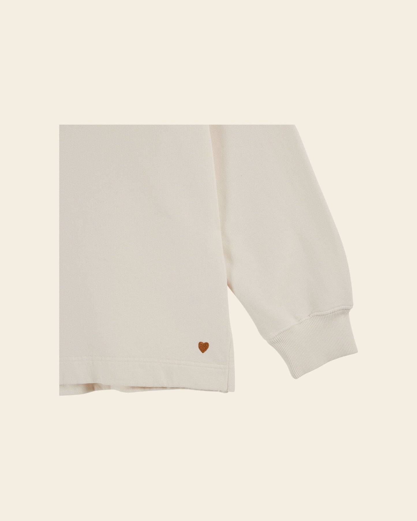 Sweat à capuche - Coton bio écru