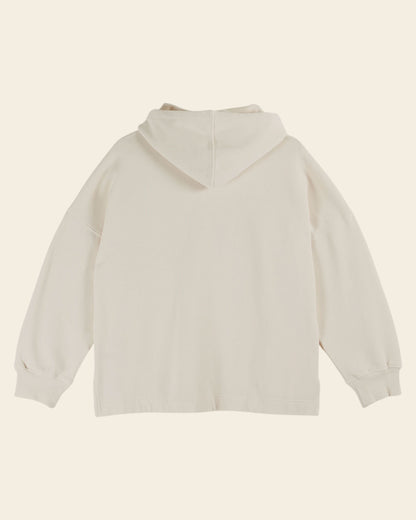Sweat à capuche - Coton bio écru