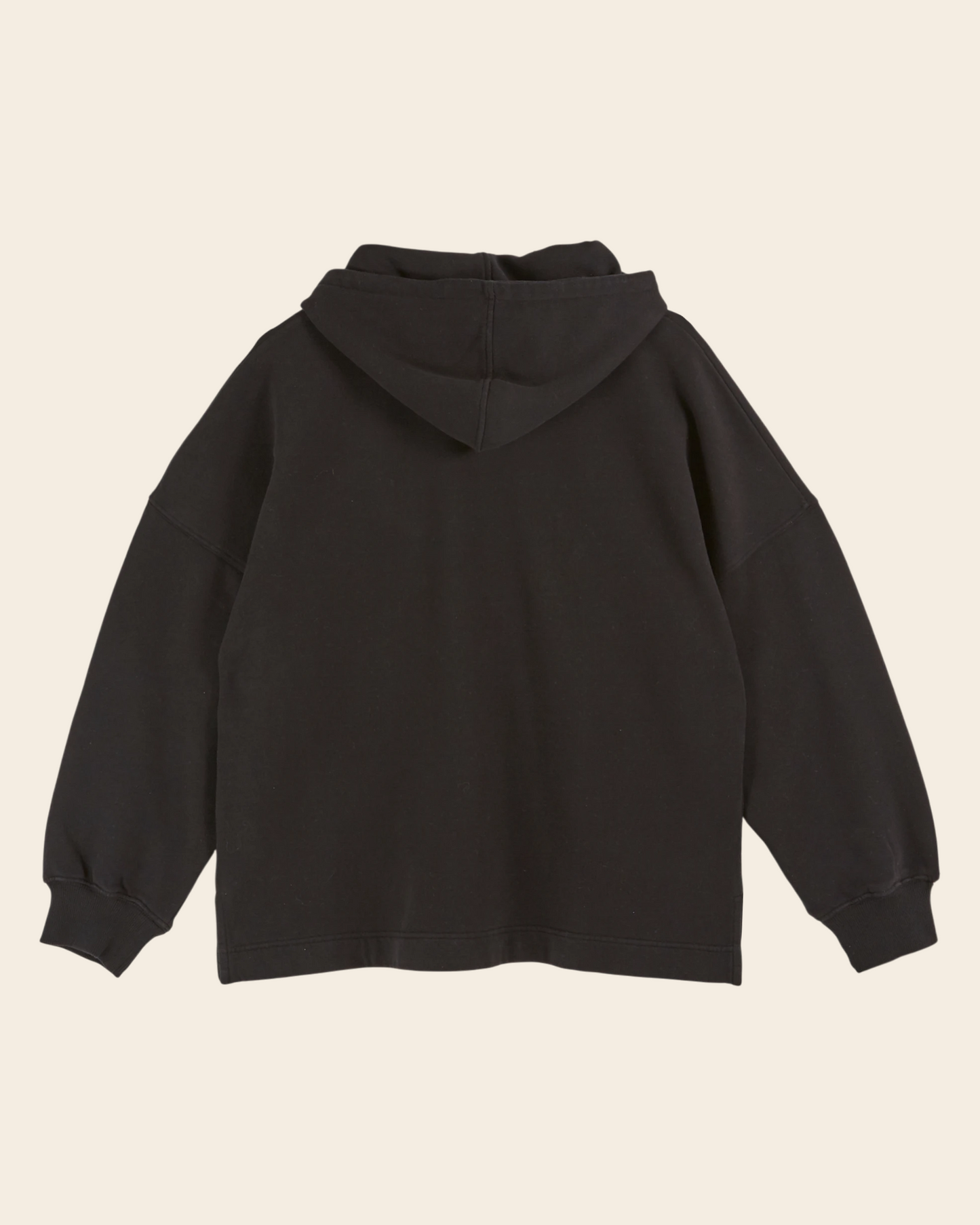 Sweat à capuche - Coton bio noir