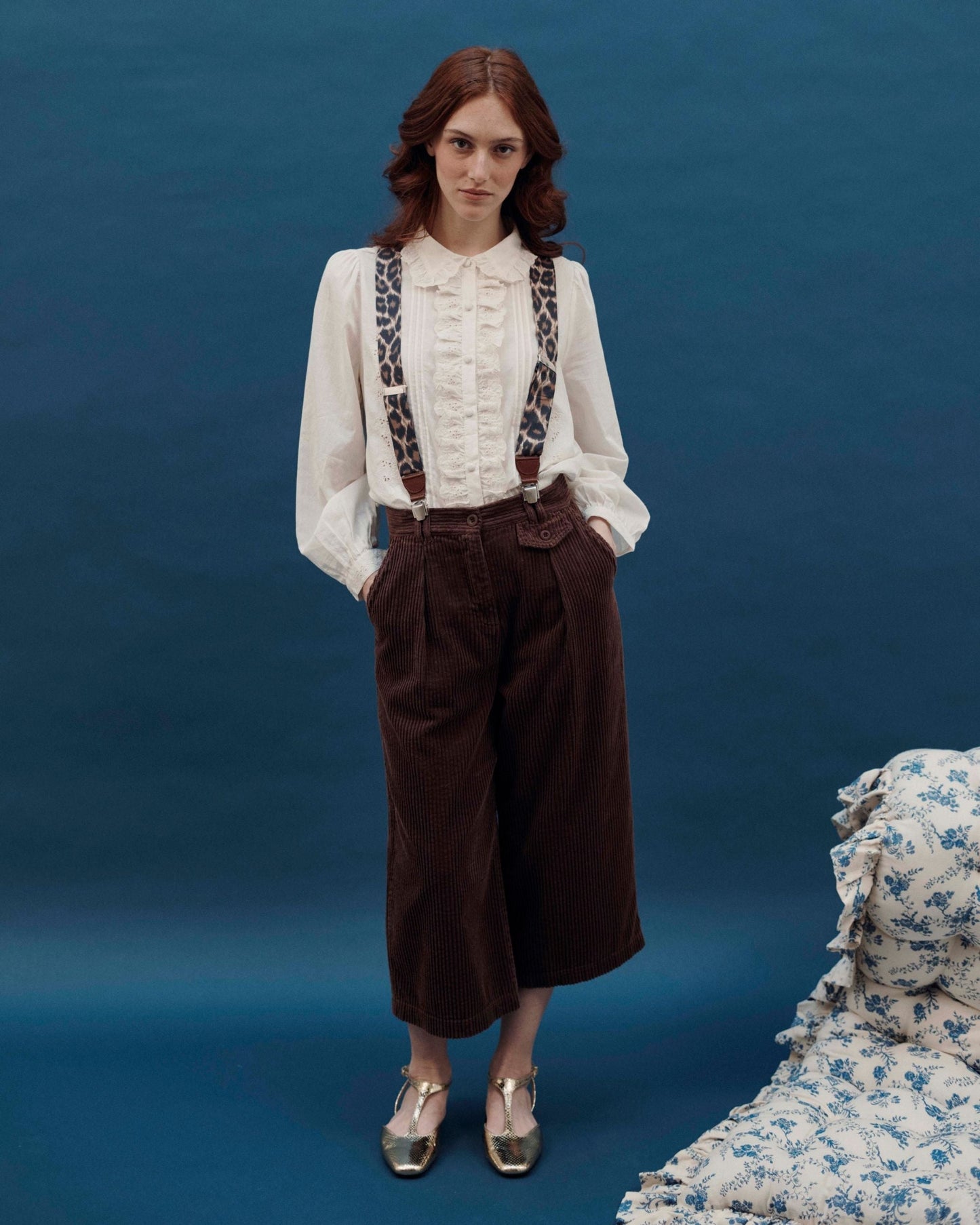 Blouse - Volanté broderie anglaise écru