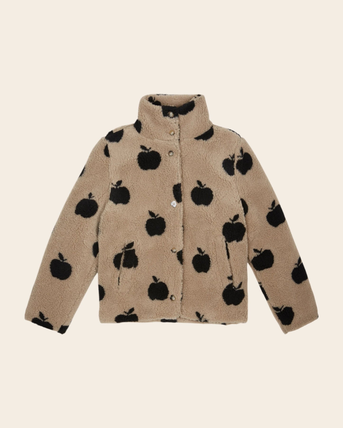 Veste - Sherpa pommes grège
