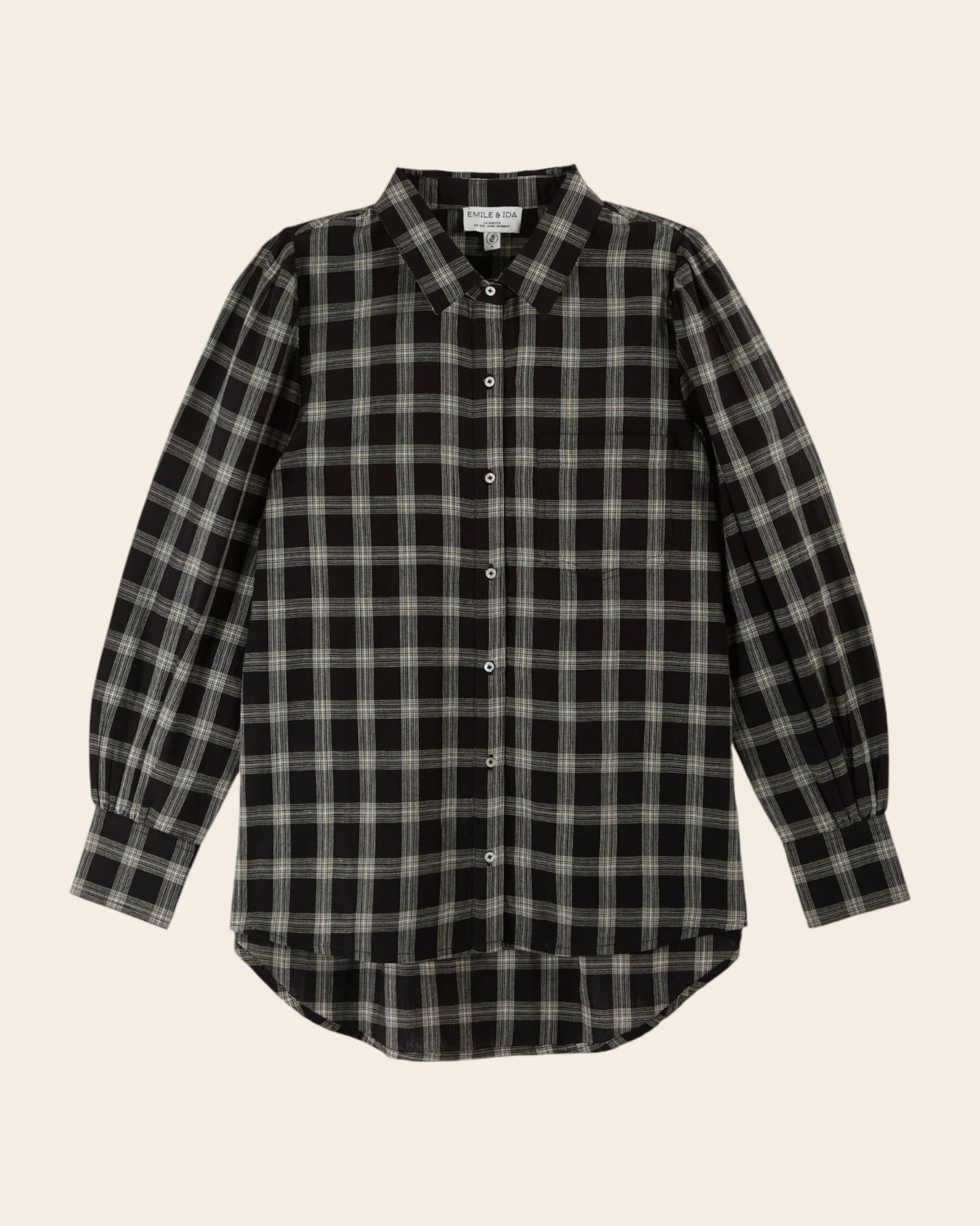 Chemise - Carreaux noir