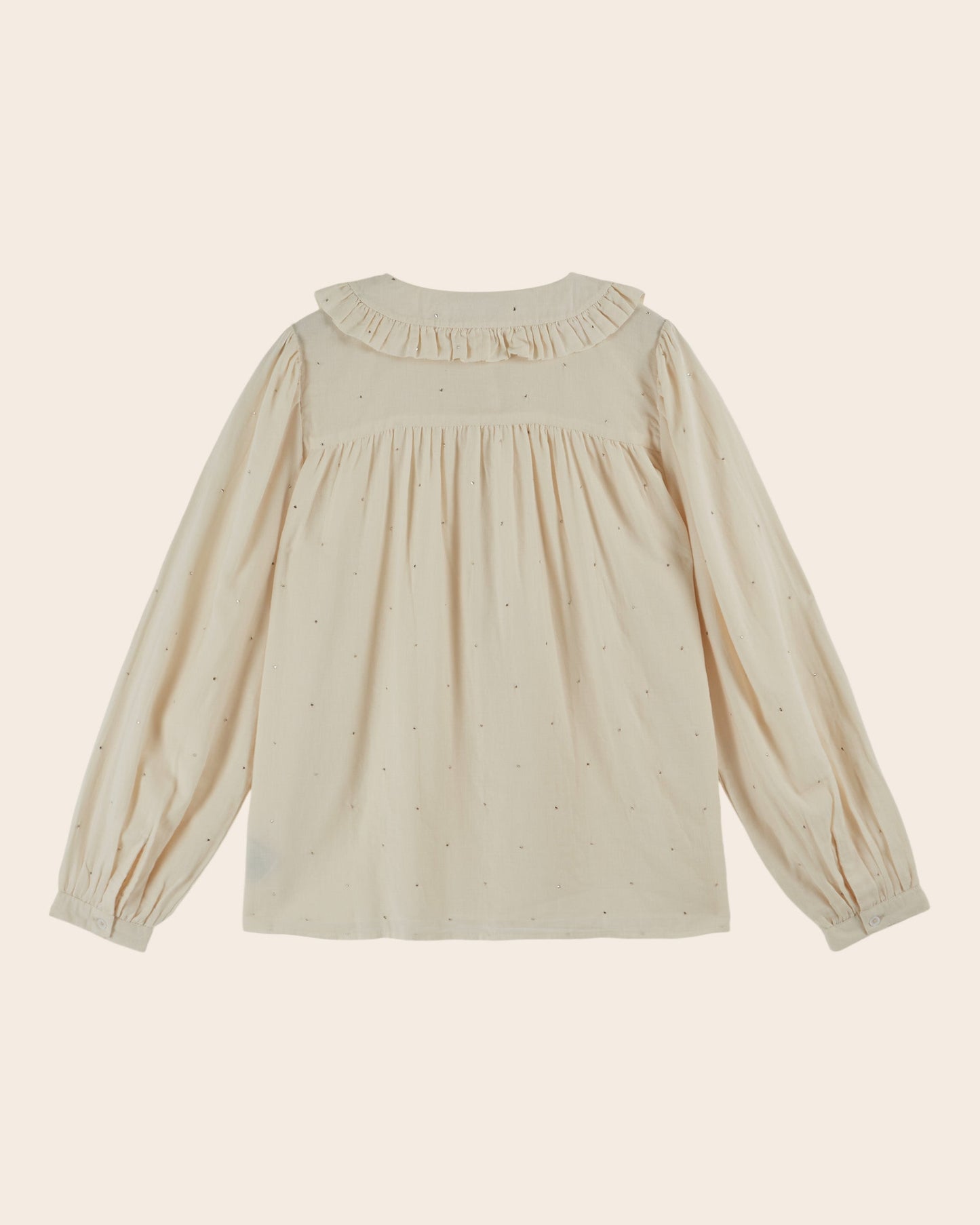 Blouse - Volanté mukesh crème