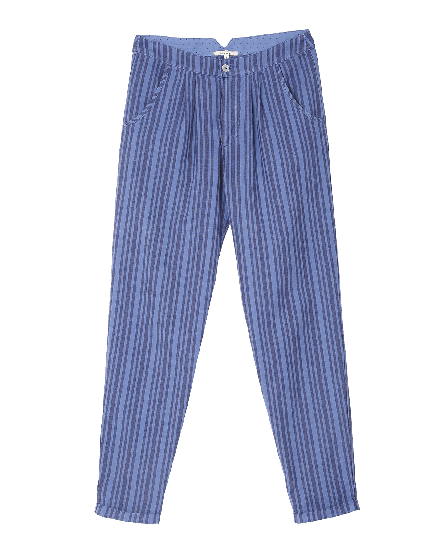 Pantalon à rayures marine