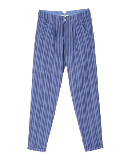 Pantalon à rayures marine