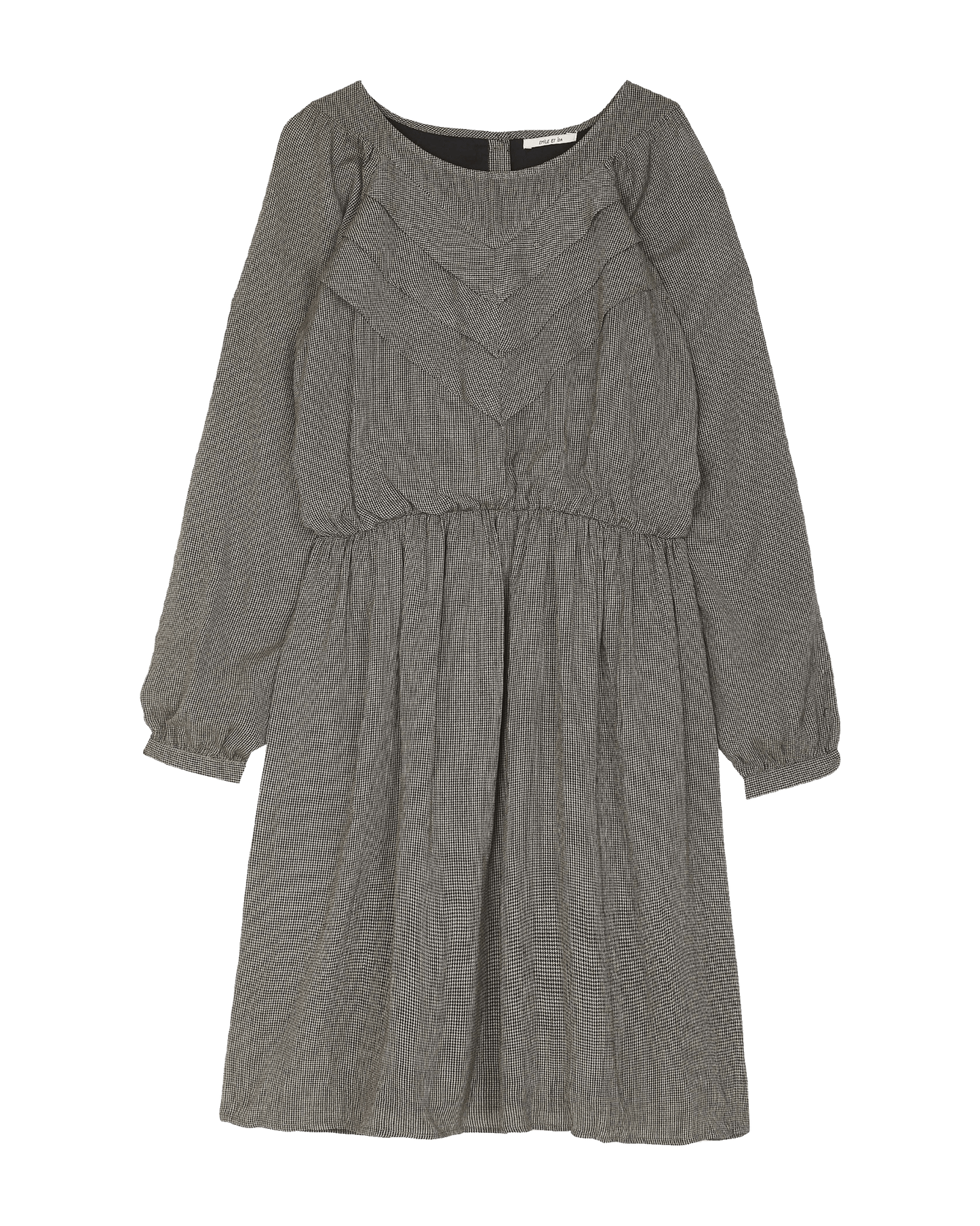 Robe fluide noir et blanc