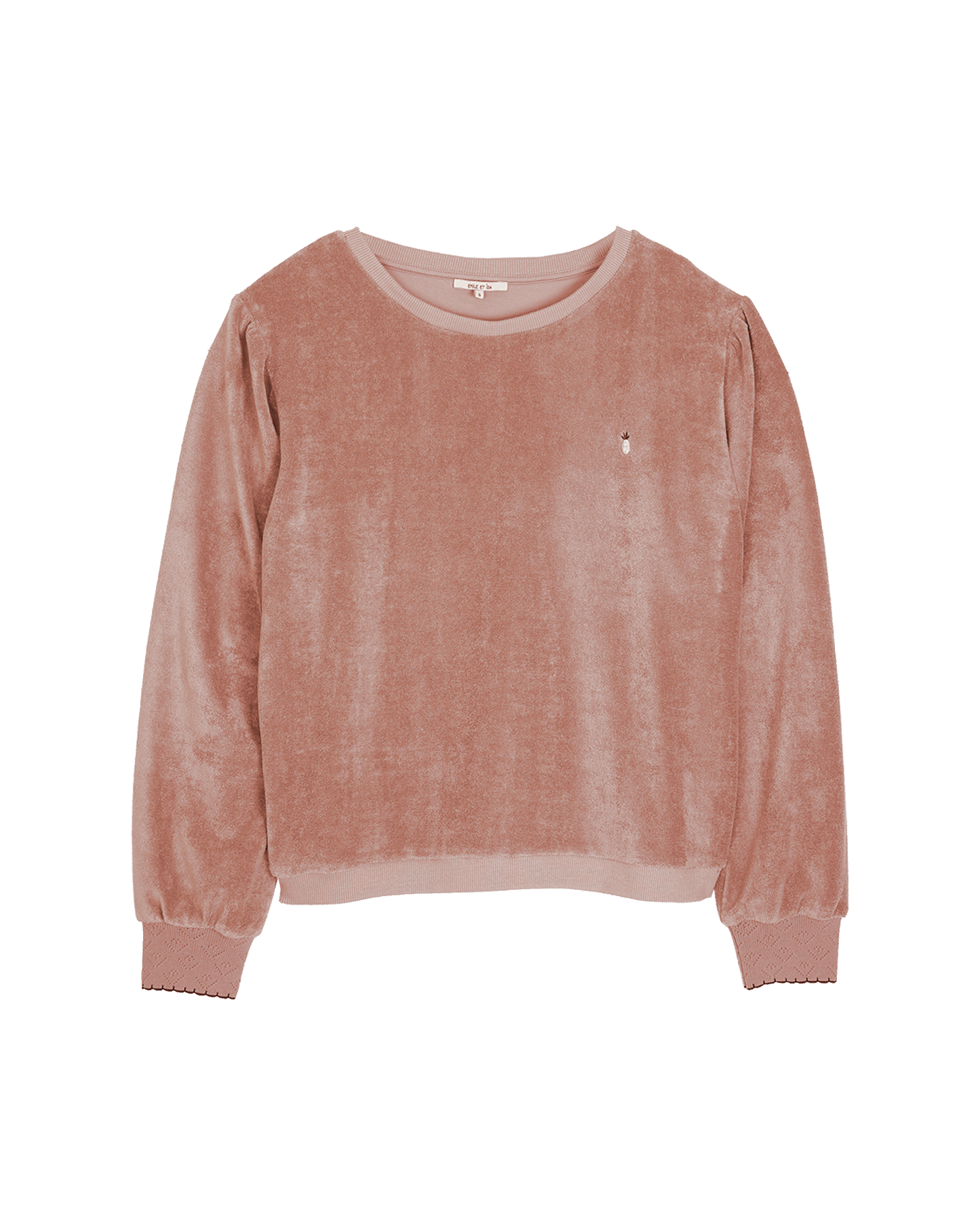 Sweat éponge rose foncé