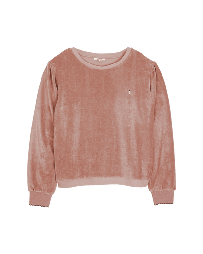 Sweat éponge rose foncé