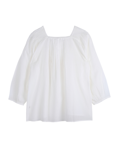Blouse vintage écru
