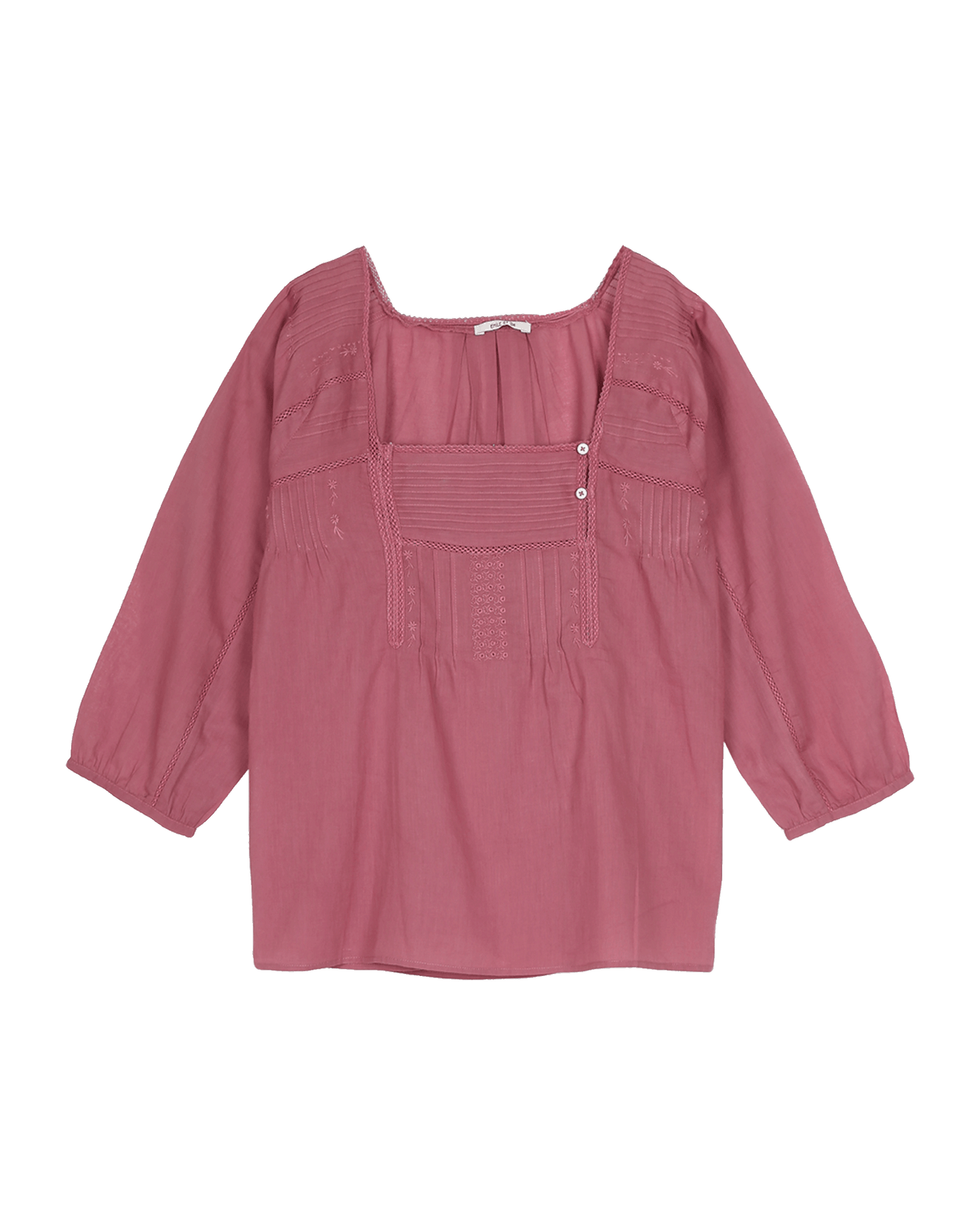 Blouse vintage brique
