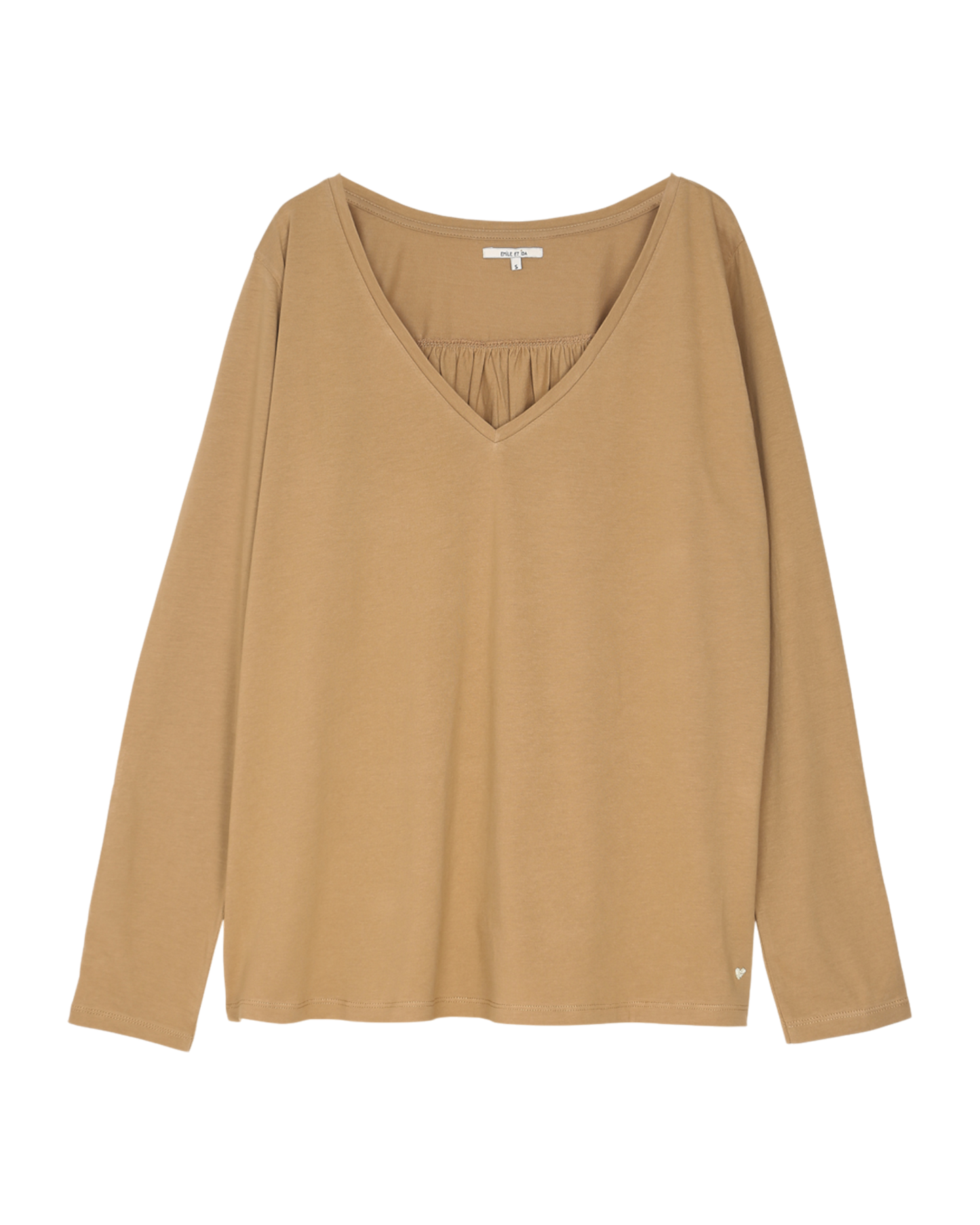 T-shirt en coton bio macchiato