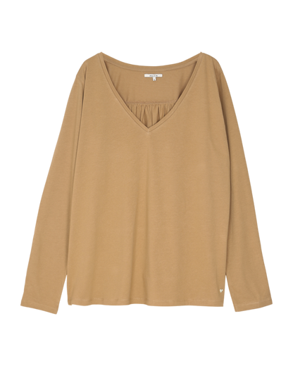 T-shirt en coton bio macchiato
