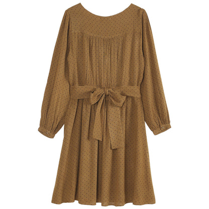 robe portefeuille en viscose pois ecorce