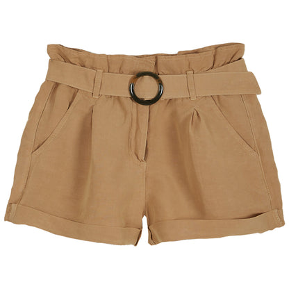 Short lin viscose beige