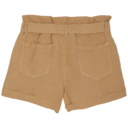 Short lin viscose beige