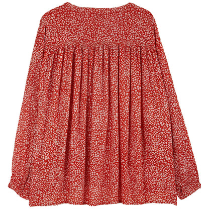 Blouse viscose rouge