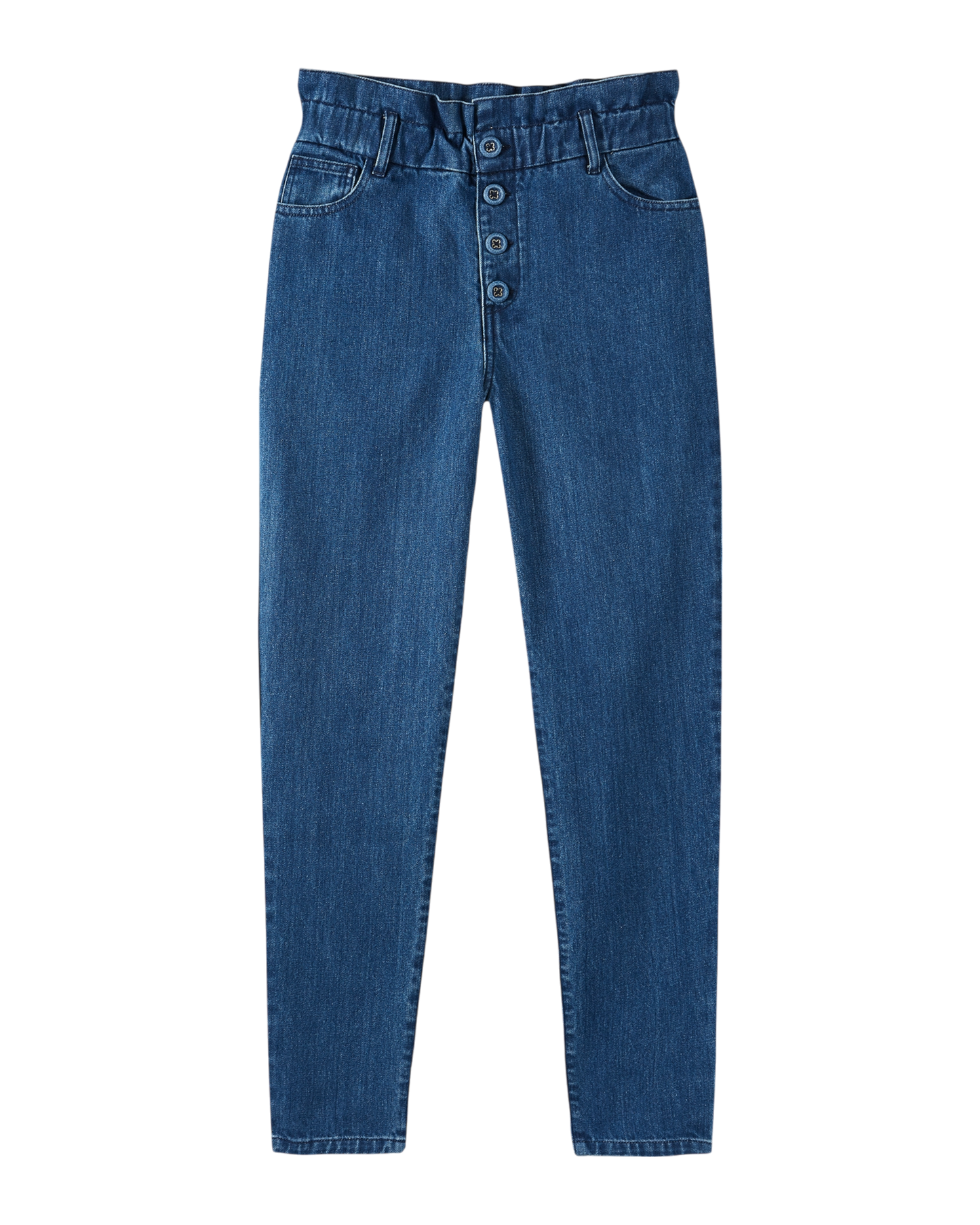 Pantalon denim mom medium bleach
