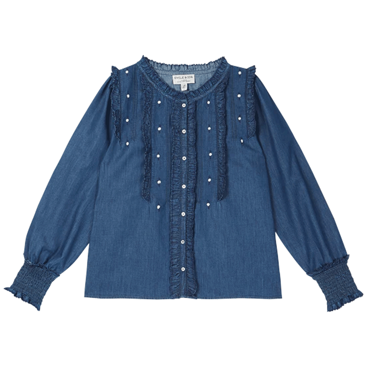 Blouse coton denim