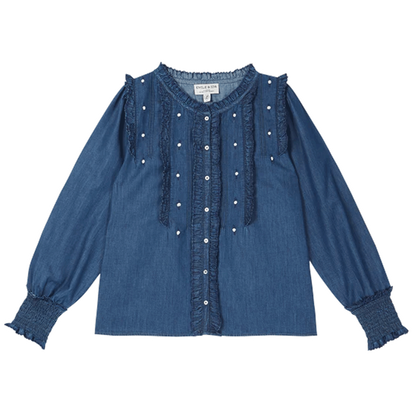 Blouse coton denim
