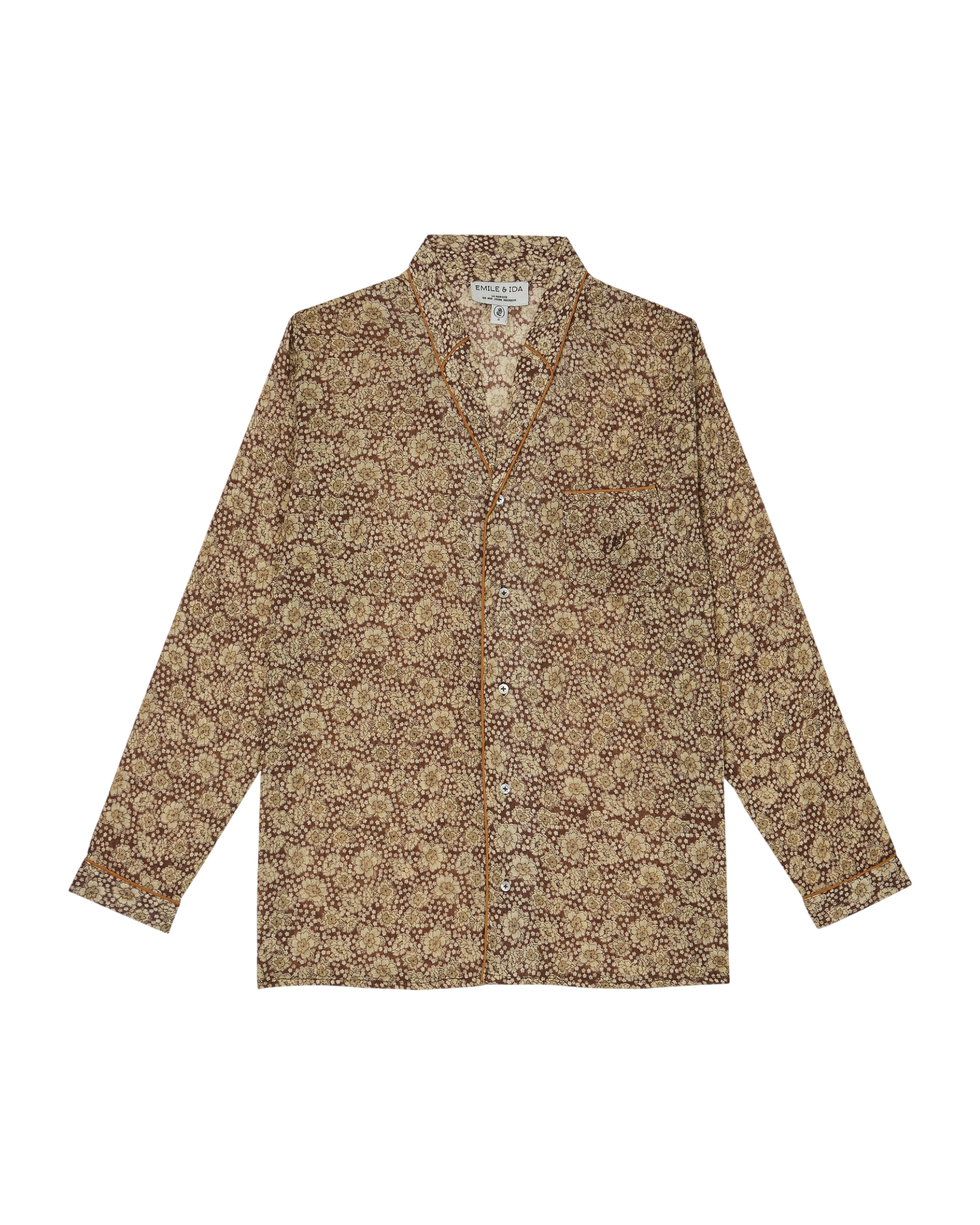 Pyjama floral seventies