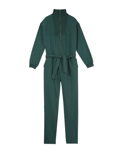 Combinaison coton biologique molletonné cèdre