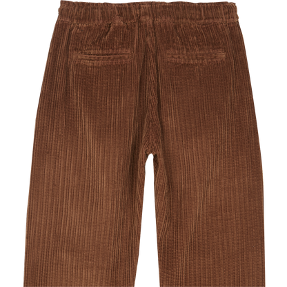 Pantalon velours de coton chocolat