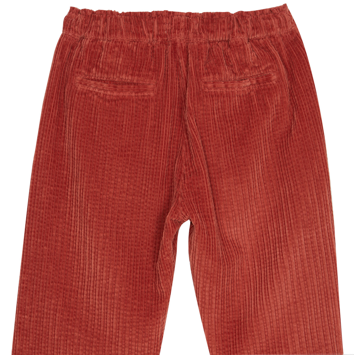Pantalon velours de coton tomette