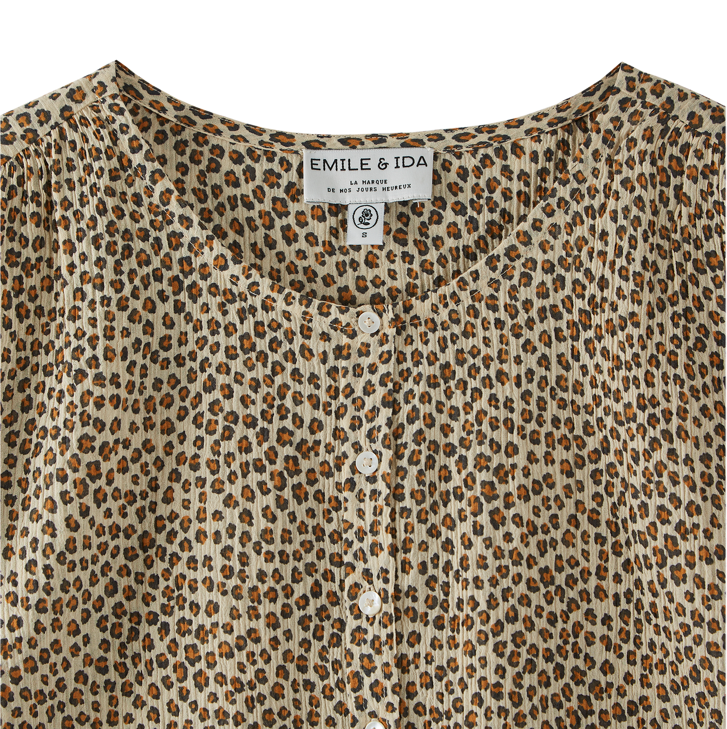 Blouse voile de coton mini léo