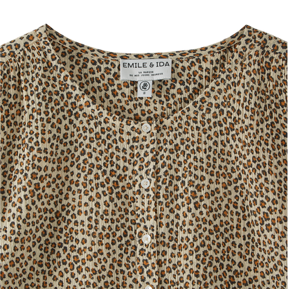 Blouse voile de coton mini léo