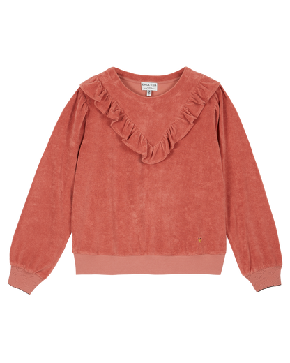 Sweatshirt éponge tuile