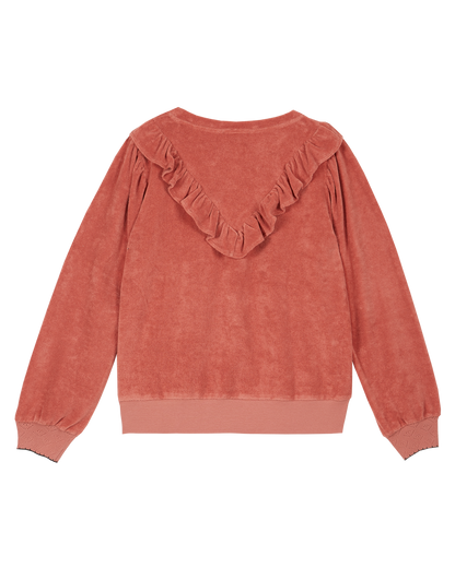 Sweatshirt éponge tuile