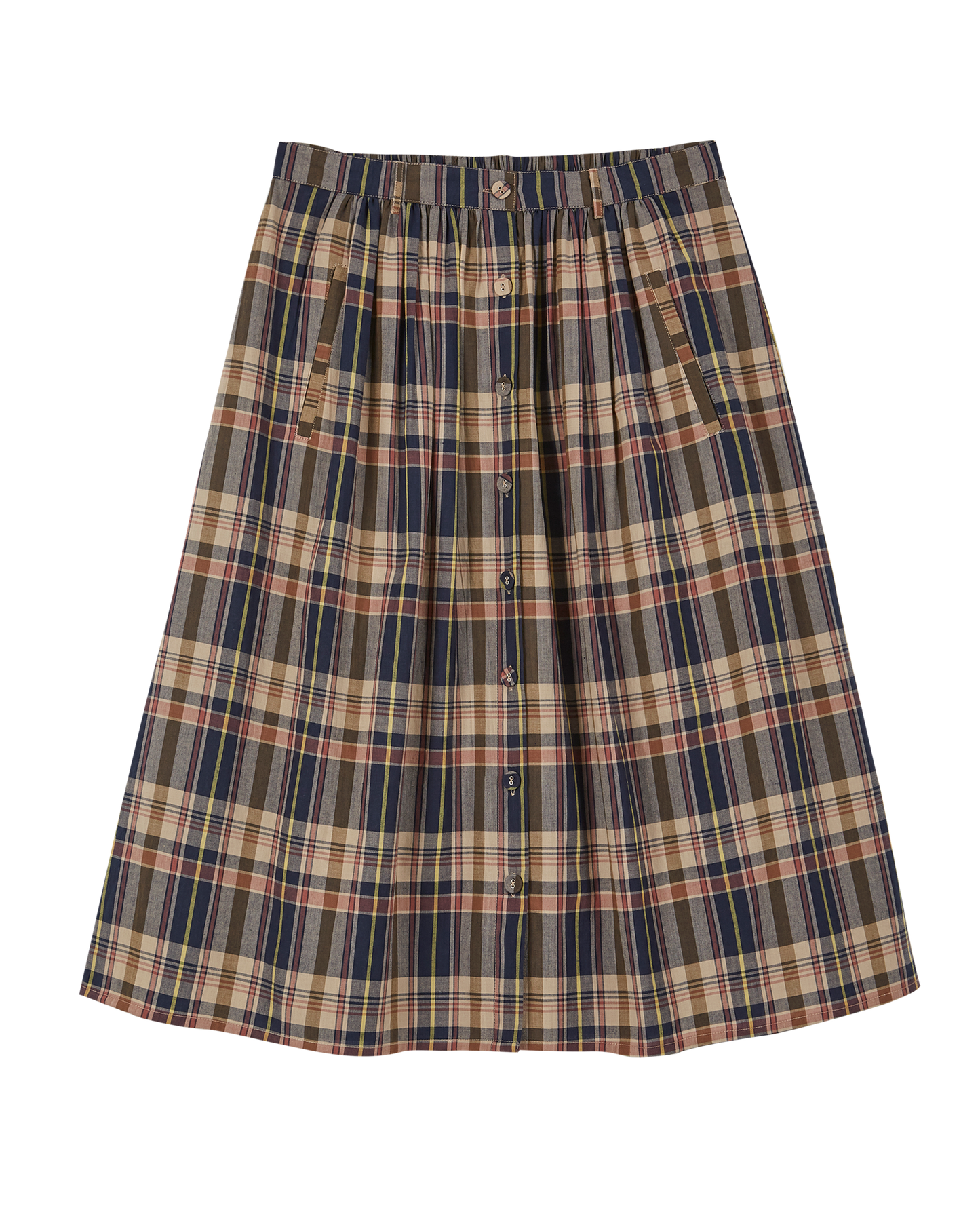 Jupe midi madras