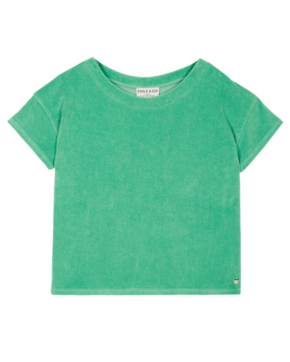 Tee-shirt femme éponge garden
