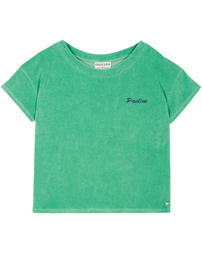 Tee-shirt femme éponge garden