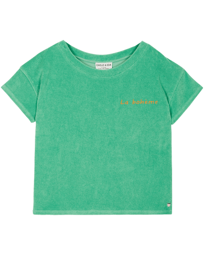 Tee-shirt femme éponge garden