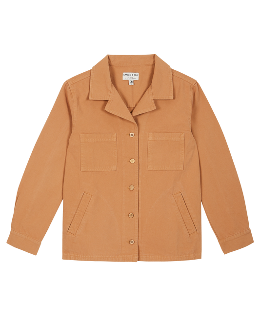 Veste toile de coton blé