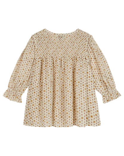 Blouse voile de coton écru daisy